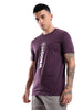 Elite Purple Foil Print T-Shirt