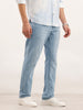 Faded Straight Fit Denim Jeans | Light Blue