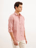 Classic Regular Fit Checkered Shirt  | Red