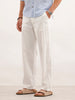 Loose Fit Mens Casual Wear Trouser  | White