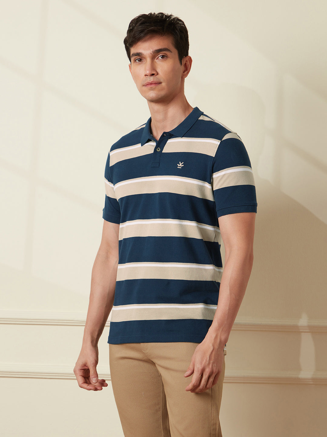 Elite Navy Slim Fit Polo