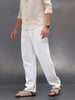 Solid Loose Fit White Jeans | White