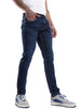 Timeless Five Pocket Dark Blue Jeans