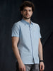 Solid Half Sleeve Cotton Shirt