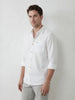 Solid Regular Fit Full Sleeve Shirt | White