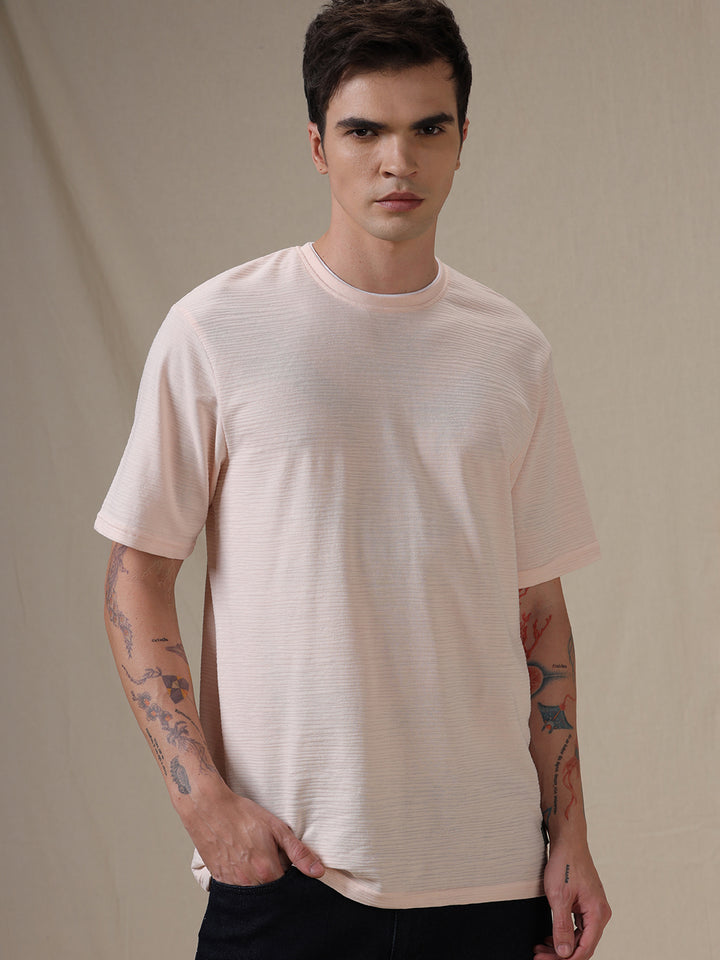 Pink On Pink Regular Fit T-Shirt