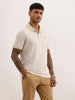 Classic Tipping Collar Polo T-Shirt | Beige | WWTS235F