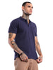 Basic Navy Blue Slim Fit Polo