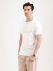 Classic Half Sleeve Printed T-Shirt   |  Off White