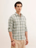 Regular Fit Checkered Shirt | Green
