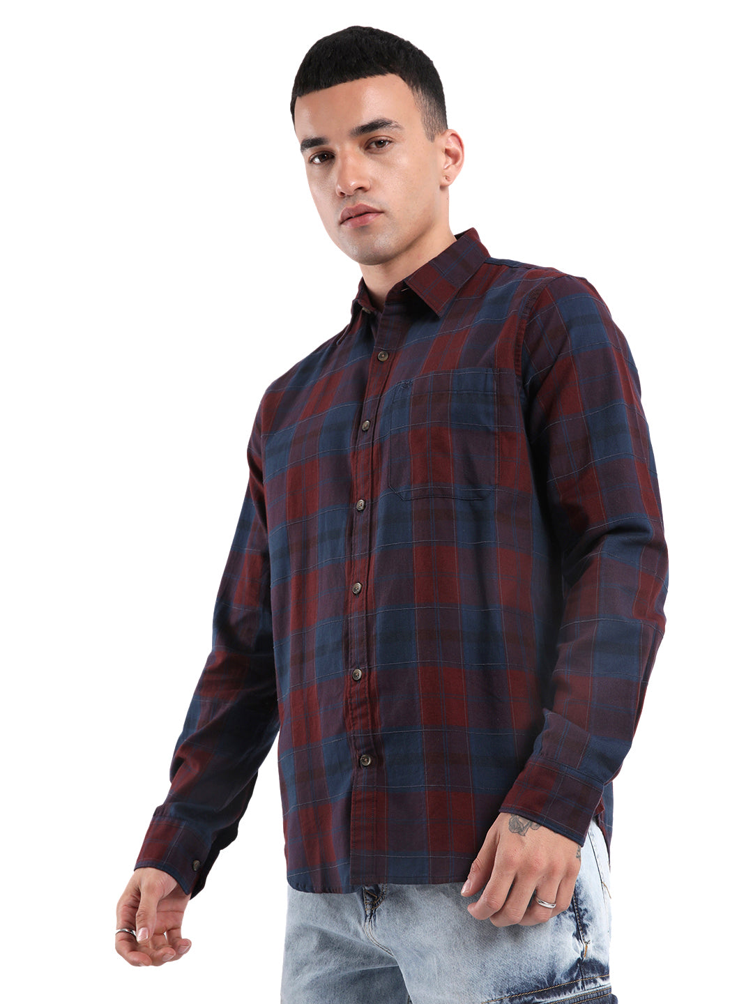 Red & Blue Checkered Shirt