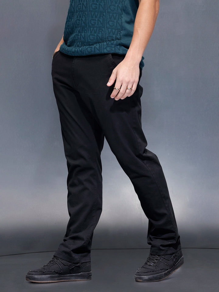 Everyday cotton trousers | Black