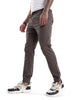 Dark Grey Solid Drawstring Jogger