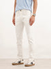 Solid Slim Fit Denim Jeans | White