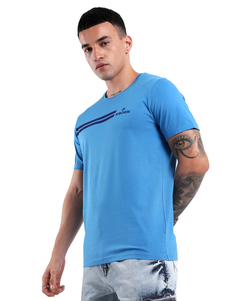 Dual Lines Crew Neck T-Shirt