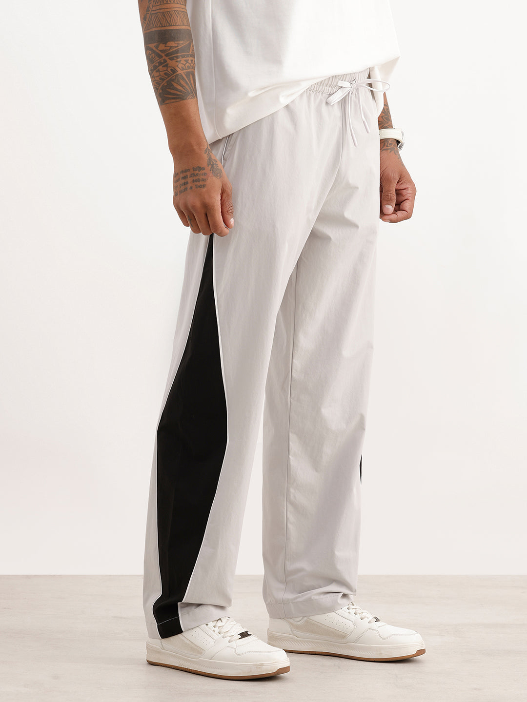 Classic Loose Fit Track Pants | Grey