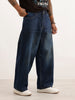 Faded Baggy Fit Denim Jeans | Blue