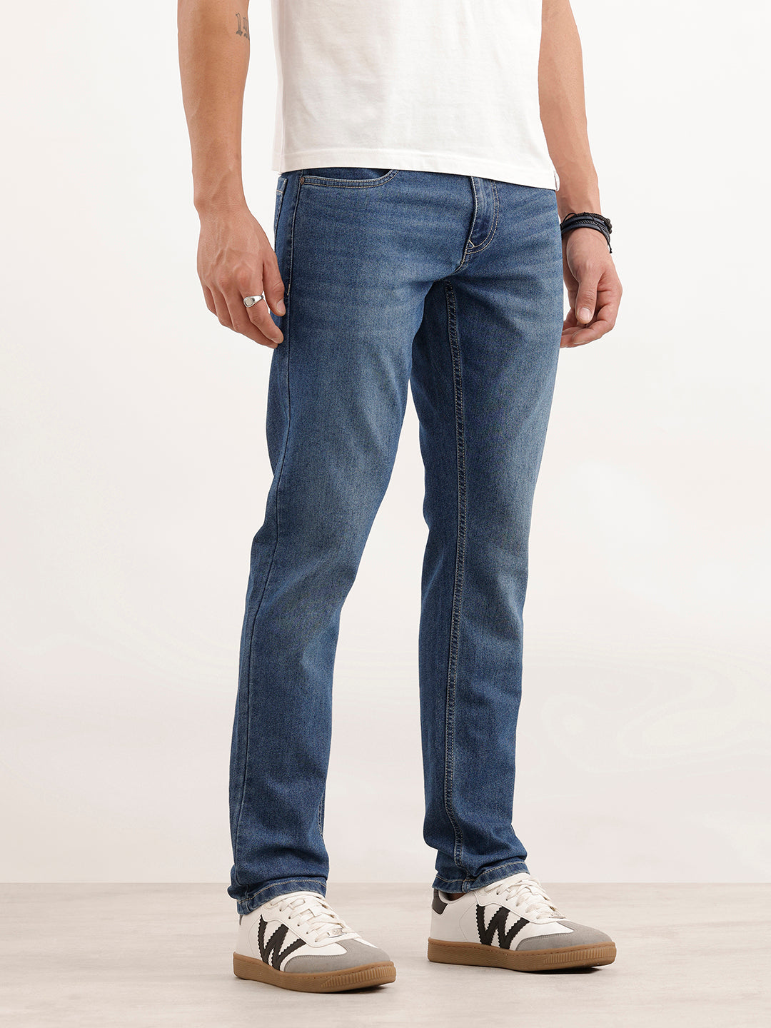 Classic Relaxed Fit Denim Jeans  | Blue