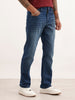 Men's Casual Straight Fit Jeans | Dark Stone