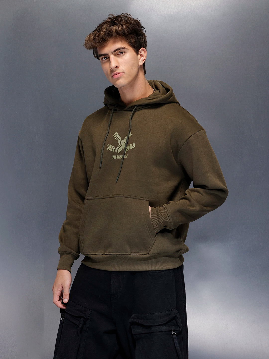 Men’s Olive Core Emblem Hoodie | Olive