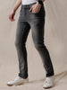 Solid Mid Rise Denim Jeans