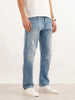 Faded Anti Fit Denim Jeans | Light Blue