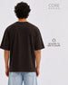 Core Basics Oversized Fit T-Shirt | Essential | Brown | WTS01HSSL1310W