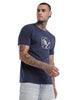 Premium Navy Foil Logo Printed T-Shirt