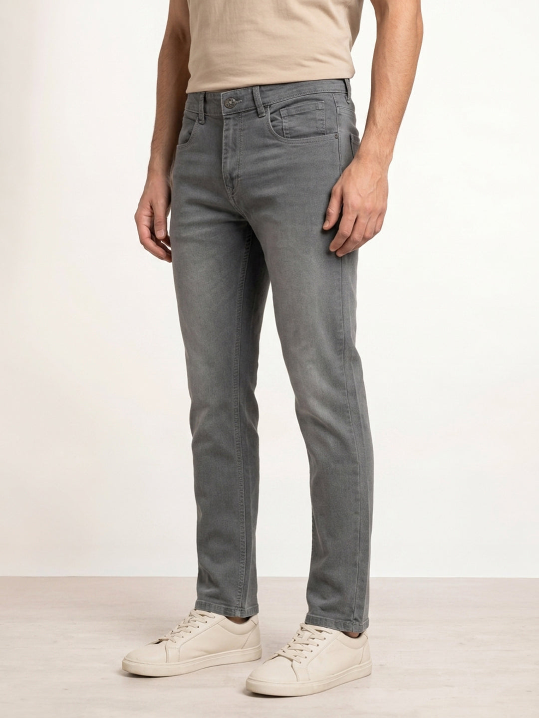 Slim Fit Denim Jeans | Grey