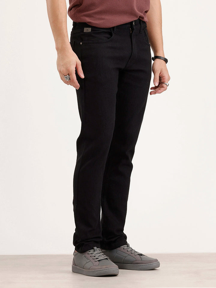 Slim Fit Denim Jeans | Black