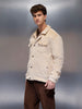 Men's Casual Oversized Jacket  | Beige