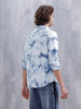 Ice Cloud Wash Slim Fit Denim Shirt | Blue
