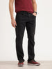 Straight Fit Denim Jeans | Black