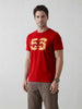 Vintage Varsity Style Graphic Tee | Red