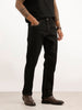 Contrast Stitch Regular Fit Denim Jeans | Black | WRJN807M