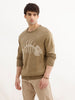 Classic Jacquard Full Sleeve Sweater | Khaki | WSW02FSRE1104W