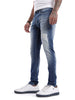 Distressed Blue Blaze Denim Jeans