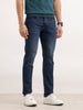 Faded Slim Fit Denim Jeans  | Blue