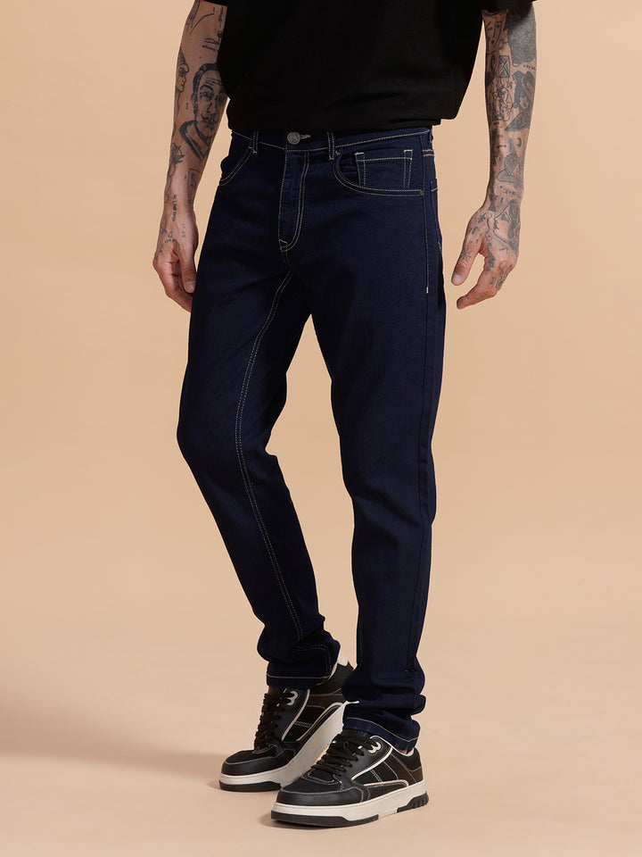 Classic Slim Fit Jeans | Dark Blue