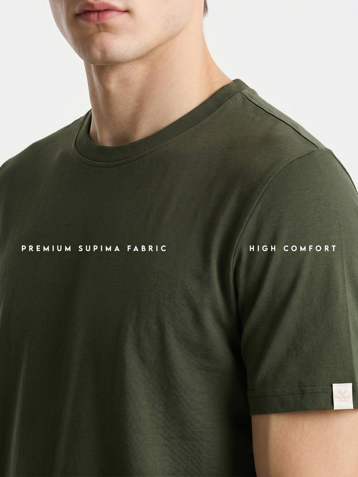 Essential Supima Crew Neck T-Shirt | Essential |  Olive