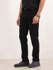 Solid Slim Fit Denim Jeans | Black