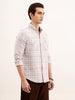 Regular Fit Double Pocket Checkered Shirt | Pink