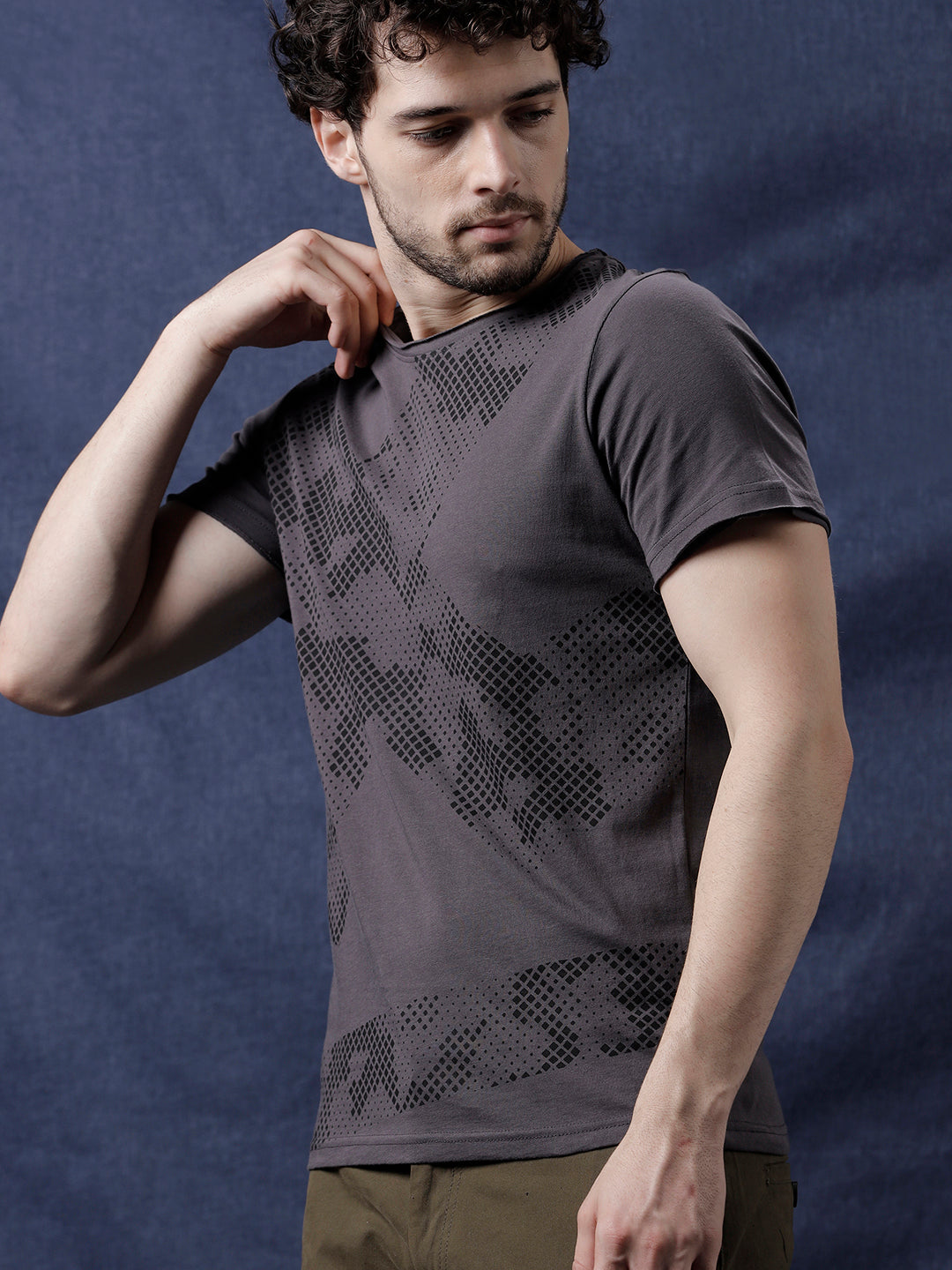 Abstract Self Design T-Shirt