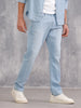Heavy Washed Relaxed Fit Jeans I Light Blue