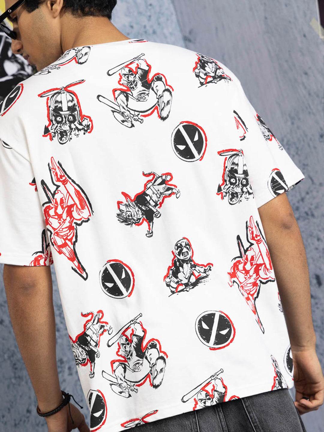 Deadpool Squad AOP Oversized T-Shirt