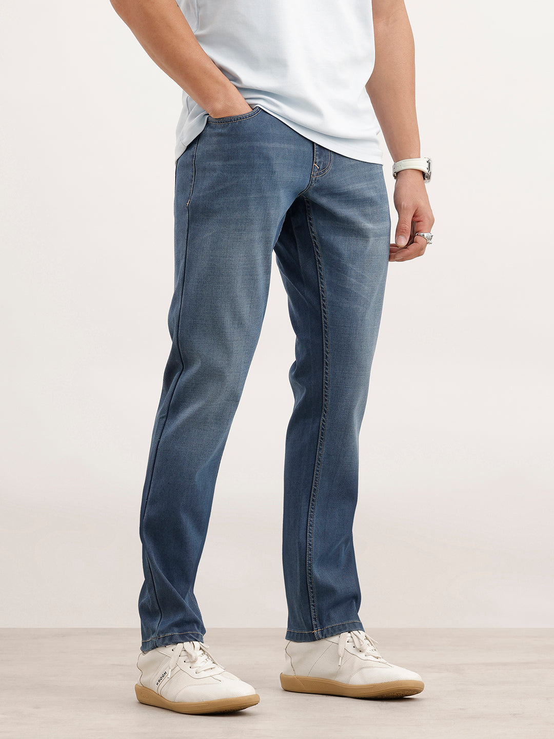 Slim Fit Denim Jeans | Light Blue