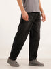 Solid Loose Fit Denim Jeans | Black
