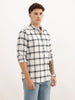 Classic Slim Fit Checkered Shirt | White | WSH02FSSL0325S