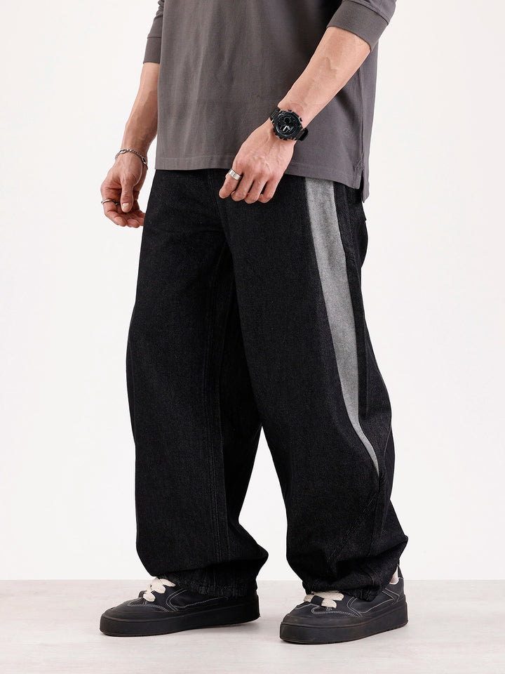 Classic Baloon Fit Jeans   |  Black