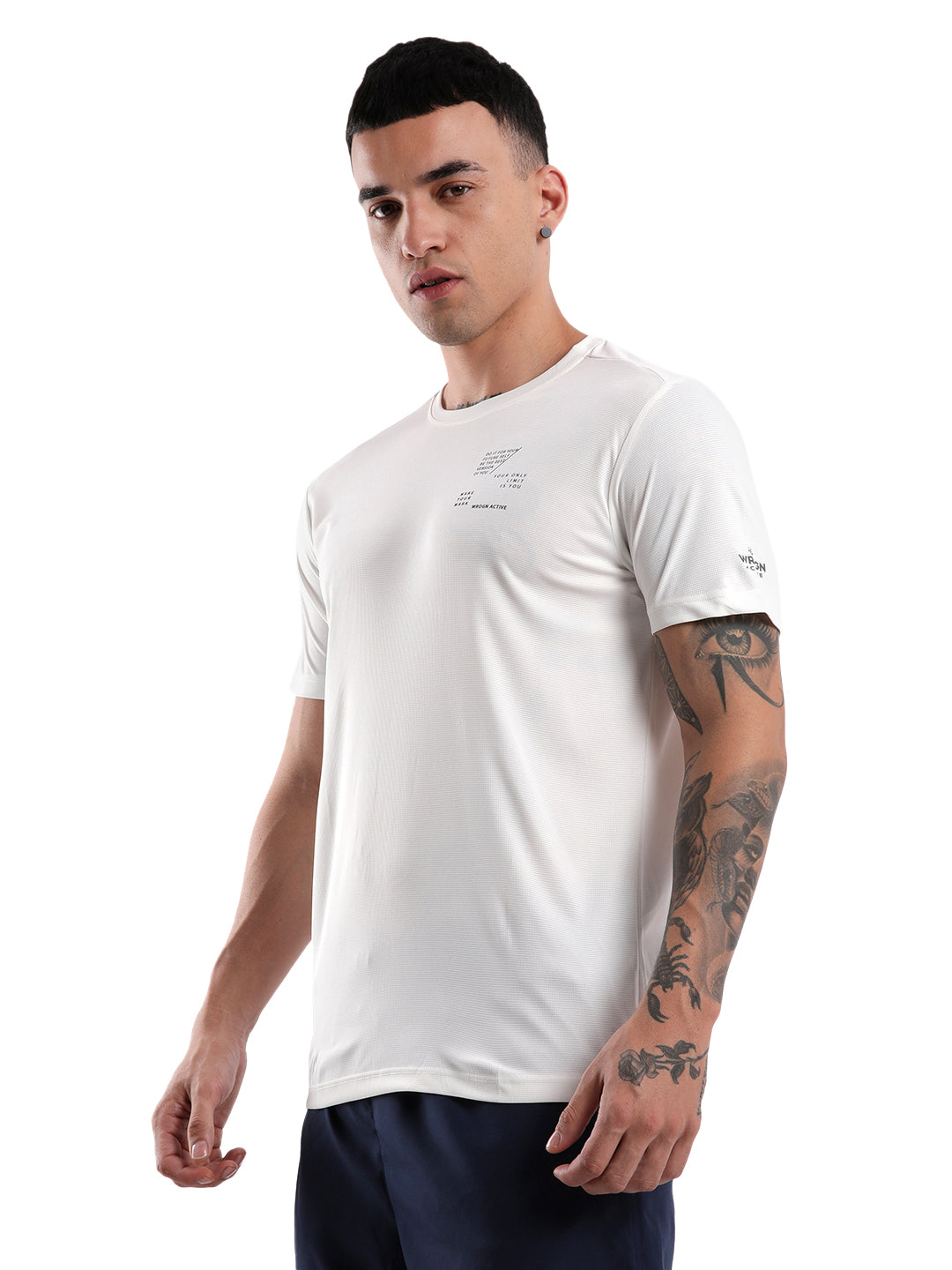 Basic Active Placemented Print T-Shirt